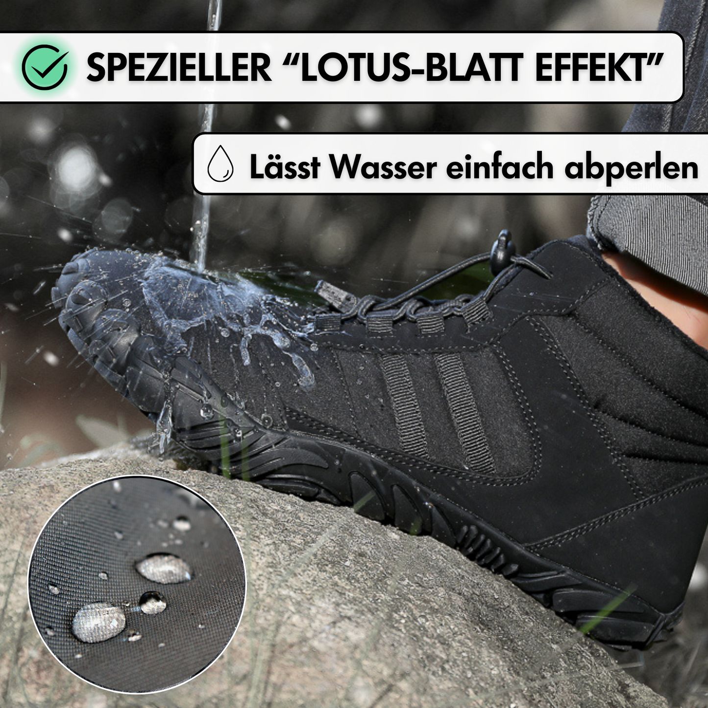Rundum Imprägnierungs-Service (Perfekter 100% Schutz für Barfußschuhe)