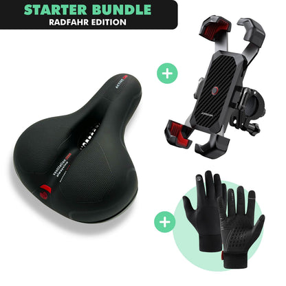 Radfahr-Starter-Bundle: CloudComfort Pro + ThermoPro Handschuhe + SmartBike Handyhalterung
