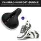 Fahrrad-Komfort-Bundle: Barfußschuhe + Fahrrad-Sattel