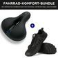 Fahrrad-Komfort-Bundle: Barfußschuhe + Fahrrad-Sattel
