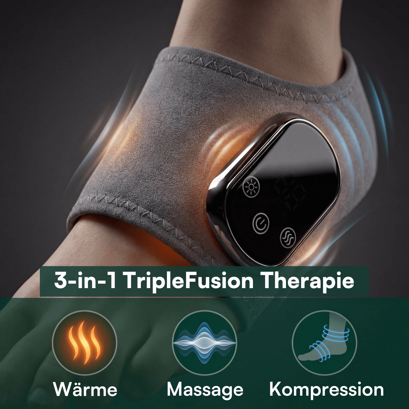 3-in-1 TripleFusion Fußmassagegerät
