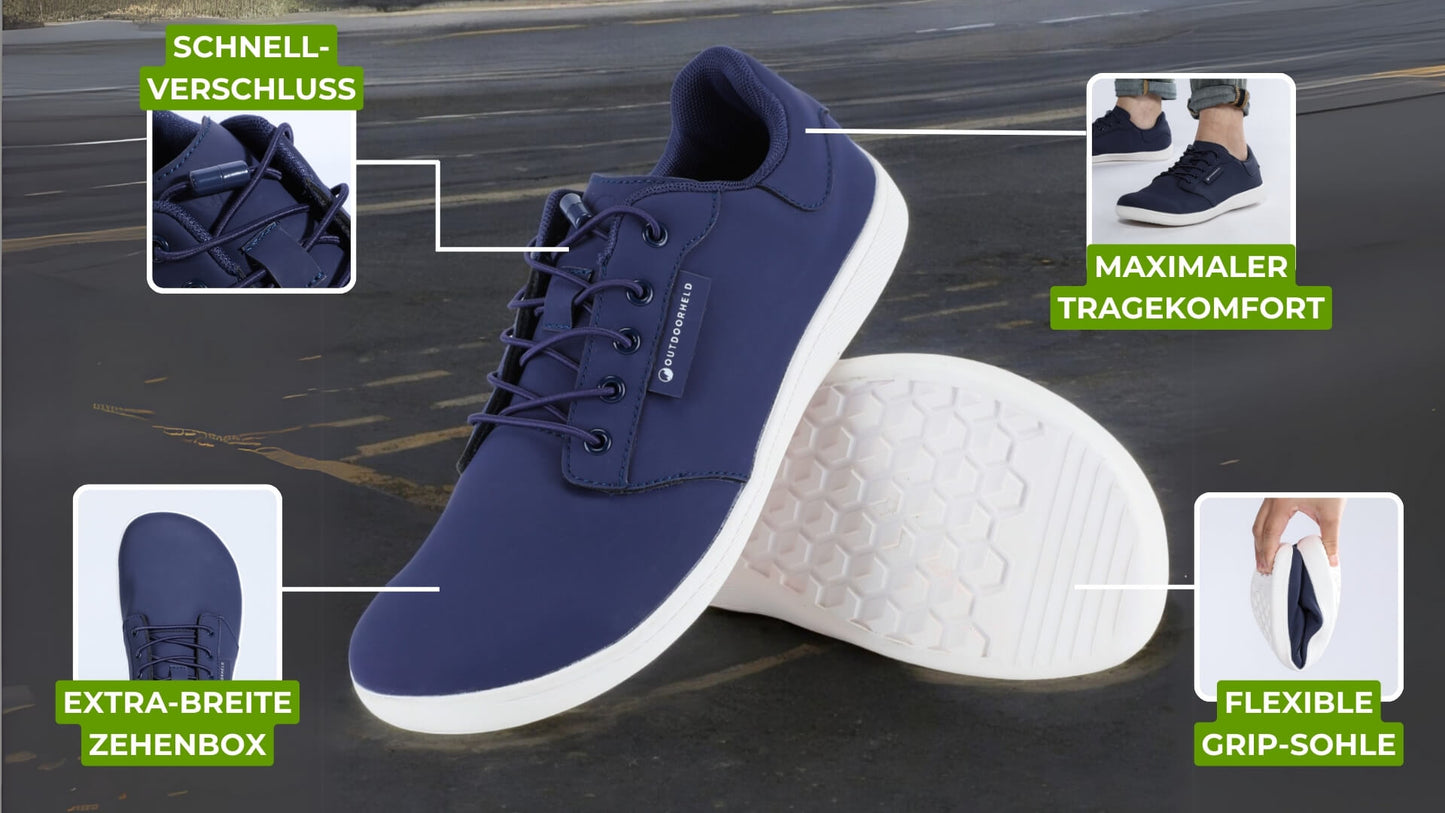 CASUAL-BUNDLE: Casual Prime + 2x Barfußsocken + GRATIS OrthoMax Einlegesohlen