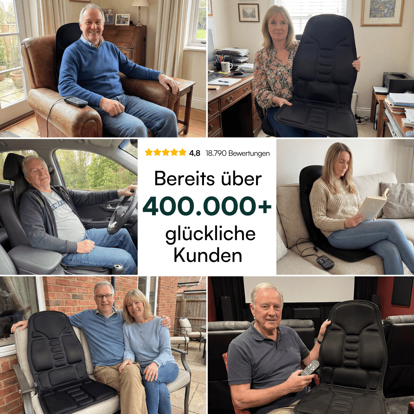 VitaComfort Massage-Sitzauflage