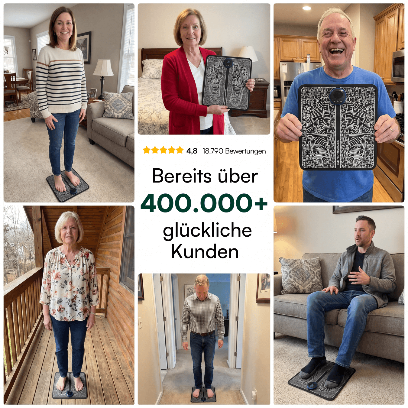 ReflexPulse EMS Fuß-Massagegerät